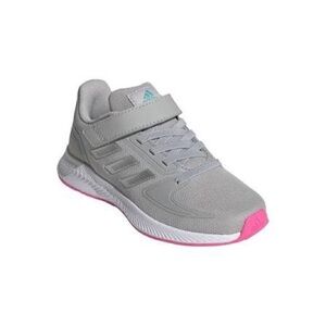 Size 10 Toddler adidas Kids Gray and Pink Sneakers